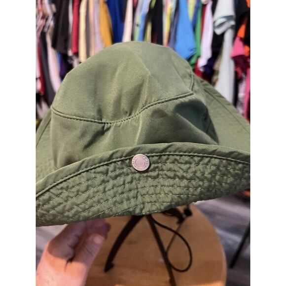 Mission Cooling Bucket Hat- UPF 50 3” Wide Brim One Size - Bronze Green - Picture 4 of 5